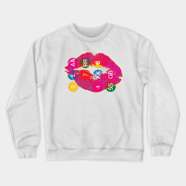 City Lips Crewneck Sweatshirt by SmayBoy